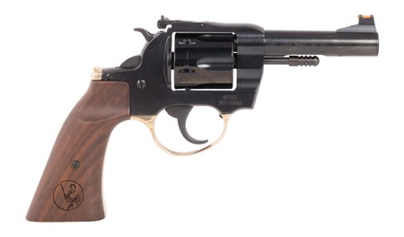 [619835400772] Henry H017GDMA Big Boy Deadeye 357 Mag/38 Special 6 Shot 4" Blued Round Barrel, Blued Cylinder, Blued Polished Steel Frame, American Walnut Gunfighter Grip, Transfer Bar Safety, Exposed Hammer