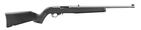 [736676320066] Ruger 32006 10/22  22 LR 10+1 18.50" Satin Stainless Steel Barrel  &  Drilled  &  Tapped Receiver, Black Fixed w/M-LOK Polymer Stock