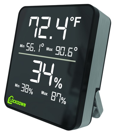 [661120080626] LOCKDOWN 1116774 DIGITAL HYGROMETER