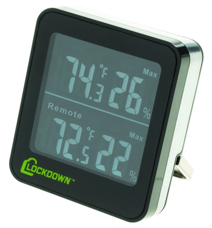 [661120080619] LOCKDOWN 1116792 WIRELESS HYGROMETER