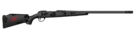 [853418433997] Fierce Firearms FCTRG280AI24BBO CT Rage  280 Ackley Improved 3+1 24" Carbon Fiber C3 Carbon Fiber Barrel Black Cerakote Titanium Blackout Camo Fixed Fierce Tech C3 Stock Right Hand