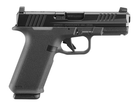 [736676194421] Ruger 19442 RXM  9mm Luger 17+1 4" Black FNC Nitride Alloy Steel Barrel  &  Optic Ready/Serrated Slide, Black Polymer Frame w/Accessory Rail, Textured Grip, RMR/RMSc/DeltaPoint Pro Footprint