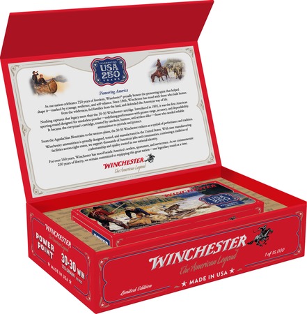 [020892234802] Winchester Ammo X3030250 USA 250th Commemorative Box Series 30-30Win 170gr Power Point 20 Per Box/6 Case