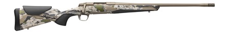 [023614871798] Browning 0360102006 X-Bolt 2 Special SPR Full Size 22 Creedmoor 4+1 18" Smoked Bronze Cerakote Fluted Threaded Barrel, Steel Drilled  &  Tapped Receiver, Ovix Camo w/Black Overmold Adj Vari-Tech Synthet