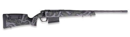[747115463640] Weatherby 3WRX225RWR4B 307 Range XP 2.0 25 WBY RPM 5+1 22" +2" Graphite Black Cerakote Fluted Threaded Barrel, Steel Drilled  &  Tapped Receiver, Black w/Gray  &  Green Sponge Accents Adj Cheek Piece  &  LO