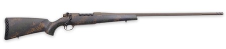 [747115463343] Weatherby MBC20N25RWR6B Mark V Backcountry 2.0 25 WBY RPM 4+1 24" +2" Patriot Brown Cerakote Steel Fluted Threaded Barrel, Drilled  &  Tapped Receiver, Black w/Brown Accents Fixed Peak 44 Blacktooth Car