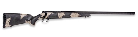 [747115463473] Weatherby MGS01N25RWR4B Mark V Backcountry Guide 25 WBY RPM 3+1 22" +2" Carbon Fiber BSF Threaded Barrel, Graphite Black Cerakote Steel Drilled  &  Tapped Receiver, Black w/Olive Green  &  Backpack Accent