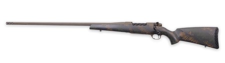 [747115454143] Weatherby MBC20N7MMPL6B Mark V Backcountry 2.0 7mm PRC 3+1 24" Patriot Brown Cerakote Fluted Threaded Barrel, Drilled  &  Tapped Receiver Carbon Fiber w/Brown  &  Dark Green Sponge Accents Fixed Peak 44 B