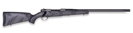 [747115463824] Weatherby MGT01N7MMBR18B Mark V Backcountry Guide TI 7mm BC 3+1 16" + 2" Graphite Black Cerakote Fluted Threaded Barrel, Titanium Drilled  &  Tapped Receiver, Exposed Carbon  w/Carbide Black Accents Fix