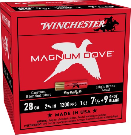 [020892030251] WIN MD2879  MAG DOVE 28G 2-3/4" 1-1/4 7.5/9  25/10