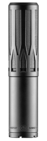 [810128163910] Dead Air NOMADTIOTBBLK Nomad Ti OTB 300 RUM/7mm BC 1.76" Black Titanium