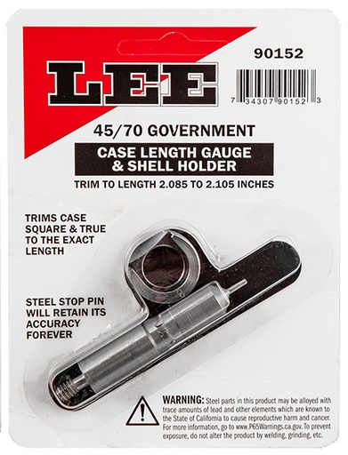 [734307901523] Lee Precision 90152 Case Length Gauge  45-70 Gov