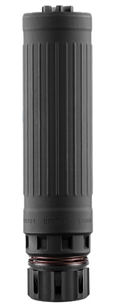[810128163859] Dead Air CT5PKMBLK CT5P Patrol 6mm/5.56 NATO 1.60" Black Haynes 282