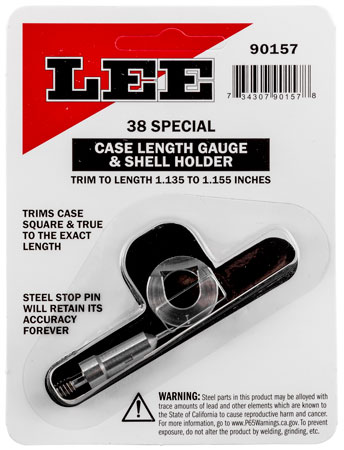 [734307901578] Lee Precision 90157 Case Length Gauge  38 Special