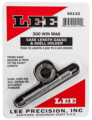 [734307901424] Lee Precision 90142 Case Length Gauge  300 Win Mag