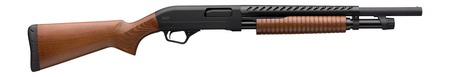 [048702022180] Winchester Repeating Arms 512418395 SXP Trench Pump 3" 5- 2.75" Shells 18" Matte Black Heat Shield Barrel, Matte Black Aluminum Alloy Drilled  &  Tapped Receiver, Fixed Satin Hardwood Stock