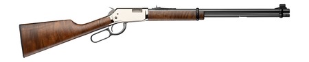 [023614899532] Winchester Repeating Arms 524212102 Ranger High Grade 22 LR 15+1 20" Gloss Blued Button Rifled Barrel, Nickel-Plated Aluminum Alloy Grooved Receiver, Grade II Satin Walnut Fixed Stock