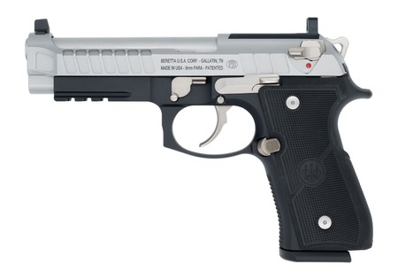 [810059266148] Langdon Tactical Tech 92E2TJNRR Beretta 92 Elite  Full Size Frame 9mm Luger 18+1 4.70" Stainless Steel Barrel, Inox Stainless Steel Optic Ready/Serrated Slide, Black Anodized Aluminum Frame w/Picatinn