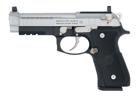 [810059266155] Langdon Tactical Tech 92E2CBRR Beretta 92 Elite  Full Size Frame 9mm Luger 18+1 4.70" Stainless Steel Barrel  &  Optic Ready/Serrated Slide. Black Cerakote Aluminum Frame w/Picatinny Rail. Textured Grip