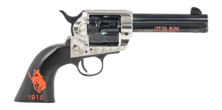 [754213618544] Pietta PFI45PR434BP 1873 Great Western II Pendleton Round?Up 45 Colt (Long Colt) 4.75" Blued Engraved Barrel  &  Cylinder, Ultra Black Engraved Grip, Exposed Hammer