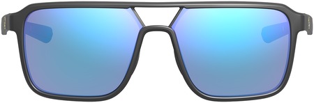 [030317048747] LEU 186748 BRIDGER    MATTE BLACK     BLUE MIRROR