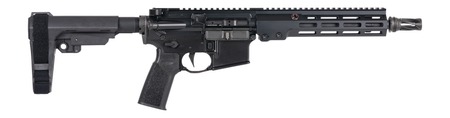 [810081134552] Geissele Automatics 08562B Super Duty MOD1 5.56 NATO No Magazine 10.30" Threaded Barrel Black Cerakote Aluminum Receiver w/Picatinny Rail, M-LOK Handguard, Black Polymer SB Tactical SBA3 Brace, Mil-Sp
