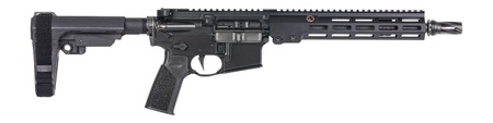 [810081134514] Geissele Automatics 08561B Super Duty MOD1 5.56 NATO No Magazine 11.50" Threaded Barrel, Black Cerakote Aluminum Receiver w/Picatinny Rail, M-LOK Handguard, Black Polymer SB Tactical SBA3 Brace, Mil-S