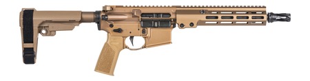[810081134538] Geissele Automatics 08562S Super Duty MOD1 5.56 NATO No Magazine 10.30" Threaded Barrel, Desert Dirt Cerakote Aluminum Receiver w/Picatinny Rail, M-LOK Handguard, DD Polymer SB Tactical SBA3 Brace, Mi