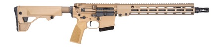 [810081135870] Geissele Automatics 08654S GFR Recce MOD1 6mm ARC 8+1 14.50" Threaded Barrel, Desert Dirt Cerakote Aluminum Receiver w/Picatinny Rail, M-LOK Handguard, Mil-Spec 6 Position Buffer Tube, DD Polymer Geis