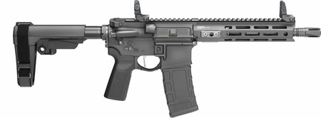 [706397992286] Springfield Armory STV995300B-V2-SBA3 SAINT Victor 300 Blackout 30+1 9.50" Black Nitride Threaded Barrel, Black Hardcoat Anodize Aluminum Receiver w/ Rail, M-LOK Handguard, Black Polymer SB Tactical S