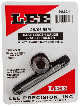 [734307901240] Lee Precision 90124 Case Length Gauge  25-06 Rem