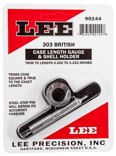 [734307901448] Lee Precision 90144 Case Length Gauge  303 British
