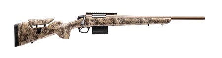 [043125001903] CVA CR4052 Cascade Varmint Hunter 22-250 Rem 10+1 20" Flat Dark Earth Cerakote Threaded Barrel  &  Receiver w/Picatinny Rail, Krytek Highlander Adj Comb  &  LOP Synthetic Stock