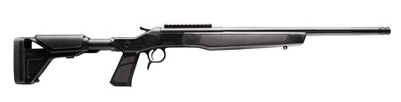 [043125002351] CVA CR4441XP Scout XP 400 Legend 1rd 20" Matte Stainless Steel Threaded Barrel  &  Receiver w/Picatinny Rail, Graphite Black Adjustable Synthetic Stock