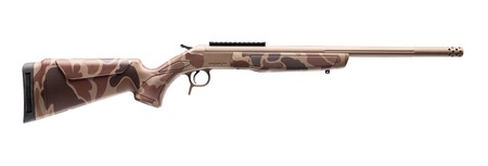 [043125002320] CVA CR4439DC Cascade Takedown 35 Whelen 1rd 20" Flat Dark Earth Cerakote Stainless Steel Threaded Barrel  &  Receiver w/Picatinny Rail, Duck Camo Synthetic Stock