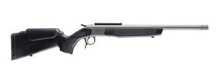 [043125002238] CVA CR4434S Cascade Takedown 223 Rem 1rd 20" Matte Stainless Steel Threaded Barrel  &  Receiver w/Picatinny Rail, Black Synthetic Stock