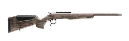 [043125002511] CVA CR4918RTL Scout Spur 410 Gauge 1rd Patriot Brown Cerakote Steel barrel  &  Receiver w/Picatinny Rail,  Realtree Legacy Synthetic Stock