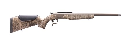 [043125002528] CVA CR4919MOBL Scout Spur 28 Gauge 1rd Patriot Brown Cerakote Steel barrel  &  Receiver w/Picatinny Rail,  Mossy Oak Bottomland Synthetic Stock