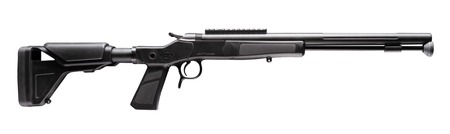 [043125002542] CVA PR2045NM Optima XP 50 Cal Black Nitride Single Shot Barrel, Black Nitride Drilled  &  Tapped Steel Receiver, Adjustable Black Synthetic Stock