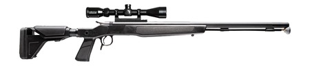 [043125220434] CVA PR2043NSCP Optima XP w/Optic 50 Cal 26" Black Nitride Single Shot Barrel, Black Nitride Drilled  &  Tapped Steel Receiver, Adjustable Black Synthetic Stock, Konus 3-9x40mm BDC