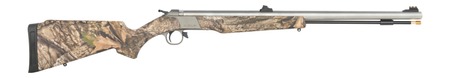 [043125002641] CVA PR2120S Wolf  50 Cal 24" Stainless Single Shot Barrel, Stainless Drilled  &  Tapped Stainless Steel Receiver, Adjustable Realtree APX Synthetic Stock