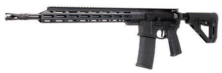 [787450951532] US Palm RI00010001AAN Cat4 Storm 5.56 NATO 30+1 16" Black Threaded Barrel, Matte Black Receiver w/Picatinny Rail, M-LOK Handguard, Adjustable Black Polymer Stock, Reduced Angle Grip, Ambidextrous