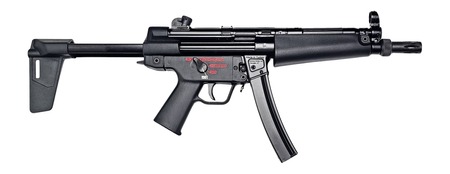 [787450988507] Century Arms HG6034NBN AP5 Navy 9mm Luger 30+1 8.50" Manganese Phosphate Threaded Barrel, Black Lacquer Over Manganese Phosphate Steel Stamped Receiver, Pistol Brace, Black Navy Style Grip