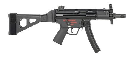 [787450988514] Century Arms HG6035NBN AP5 Navy 9mm Luger 30+1 5.80" Manganese Phosphate Threaded Barrel, Black Lacquer Over Manganese Phosphate Steel Stamped Receiver, Pistol Brace, Black Navy Style Grip