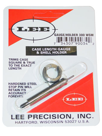 [734307900342] Lee Precision 90034 Case Length Gauge  Silver 300 WSM Steel