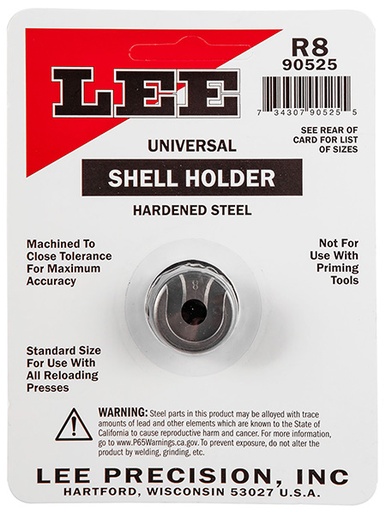 [734307905255] Lee Precision 90525 Shell Holder Universal #8R 32 Win / 348 Win / 40/65 / 45/70