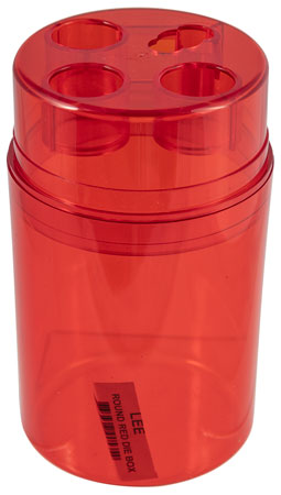 [734307905354] Lee Precision 90535 Die Box Red Multi-Caliber Plastic Capacity 3 Dies