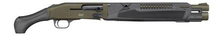 [015813830126] Mossberg 83012 990 Aftershock SPX Semi-Auto 3" 5+1 14.75" OD Green Cerakote Integrated Heat Shield Barrel  &  Drilled  &  Tapped Receiver, Black Polymer Grip