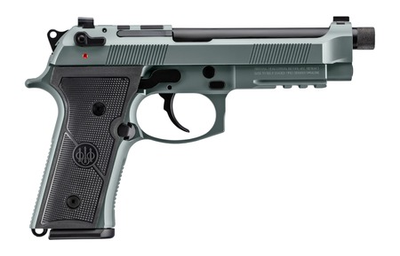 [082442067254] Beretta USA JS92M9A4GLUN15 M9A4 Overlanding Full Size Frame 9mm Luger 15+1 5.10" Black Threaded Barrel, Lunar Cerakote Steel Optic Ready/Serrated Slide, Lunar Cerakote Aluminum Frame w/Beavertail  &  Pi