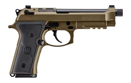 [082442067322] Beretta USA JS92M9A4GBRZ10 M9A4 Overlanding Full Size Frame 9mm Luger 10+1 5.10" Black Threaded Barrel, Nomad Bronze Cerakote Steel Optic Ready/Serrated Slide, Nomad Bronze Cerakote Aluminum Frame w/B